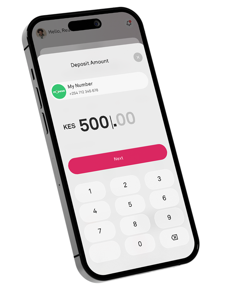 Phone screen deposit details